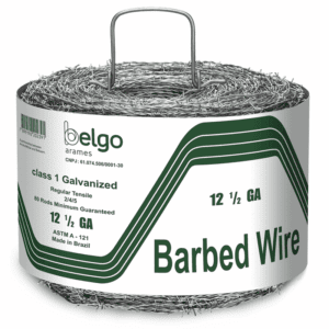 Arame Farpado Iowa 403 m - Fio 2,51 mm - 431 kgf | Padrão Exportação EUA Belgo