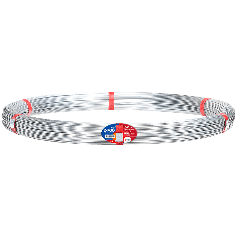 Arame Liso Z700 Belgo® | Arame Ovalado 1000m - Imagem 5
