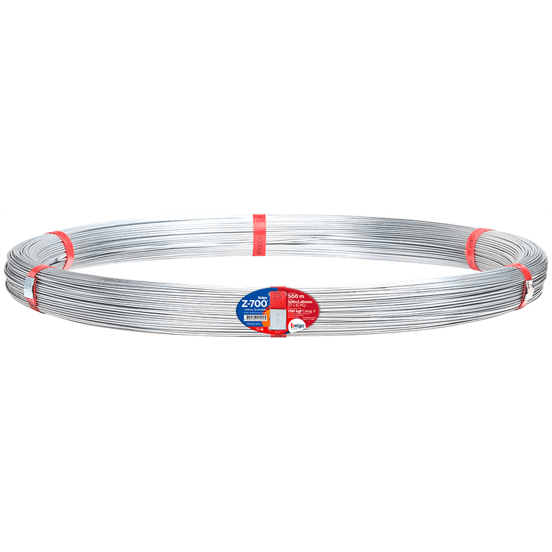 Arame Liso Z700 Belgo® | Arame Ovalado 500m - Imagem 4