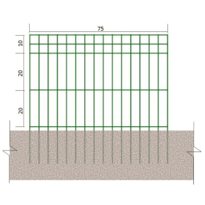 Painel Belgo Jardim 5 x 20 cm Fio 4,30 mm 0,70 m - Imagem 5