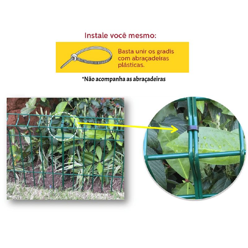 Painel Belgo Jardim 5 x 20 cm Fio 4,30 mm 0,70 m - Imagem 6