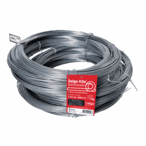 Arame galvanizado Belgo Kilo 2,10 - 1kg - Feixe com 10 rolos - 10 KG