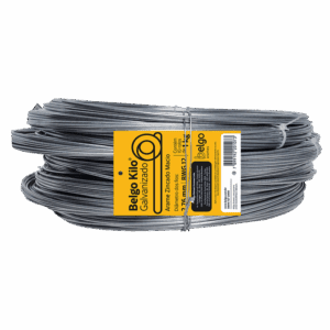 Arame Galvanizado Belgo Kilo - 2,76 1kg - Feixe com 10 rolos - 10 KG