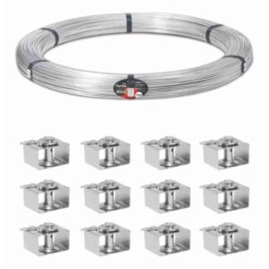 ARAME OVALADO FORTTE 1000M + 12 CATRACAS BELGO