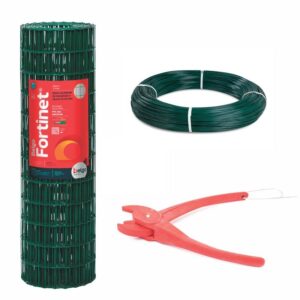 TELA BELGO FORTINET MALHA 5X10 FIO 2,50MM COM 2,03 DE ALTURA E ROLOS DE 25M, COM KIT DE INSTALAÇÃO