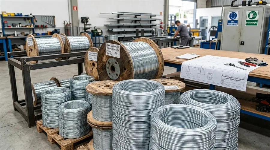 Arame Galvanizado: Tabela de Bitolas, Resistência e Aplicações Práticas Arame Galvanizado: Tabela de Bitolas, Resistência e Aplicações Práticas