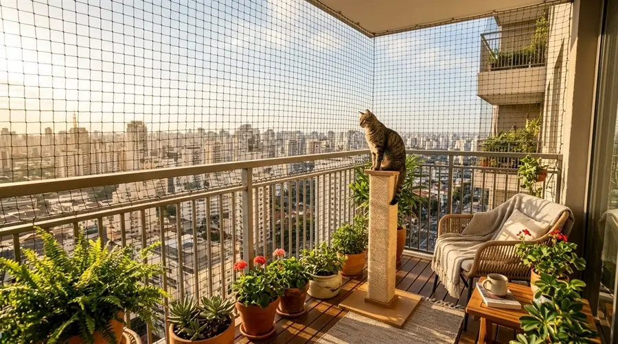 Rede de Proteção para Gatos e Animais de Estimação: Como Escolher a Malha Ideal Rede de Proteção para Gatos e Animais de Estimação: Como Escolher a Malha Ideal
